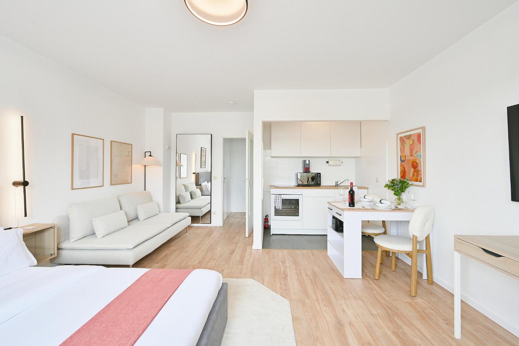 וופרטל Beautiful And Stylish 1-Bedroom With Kitchen And King Size Bed מראה חיצוני תמונה